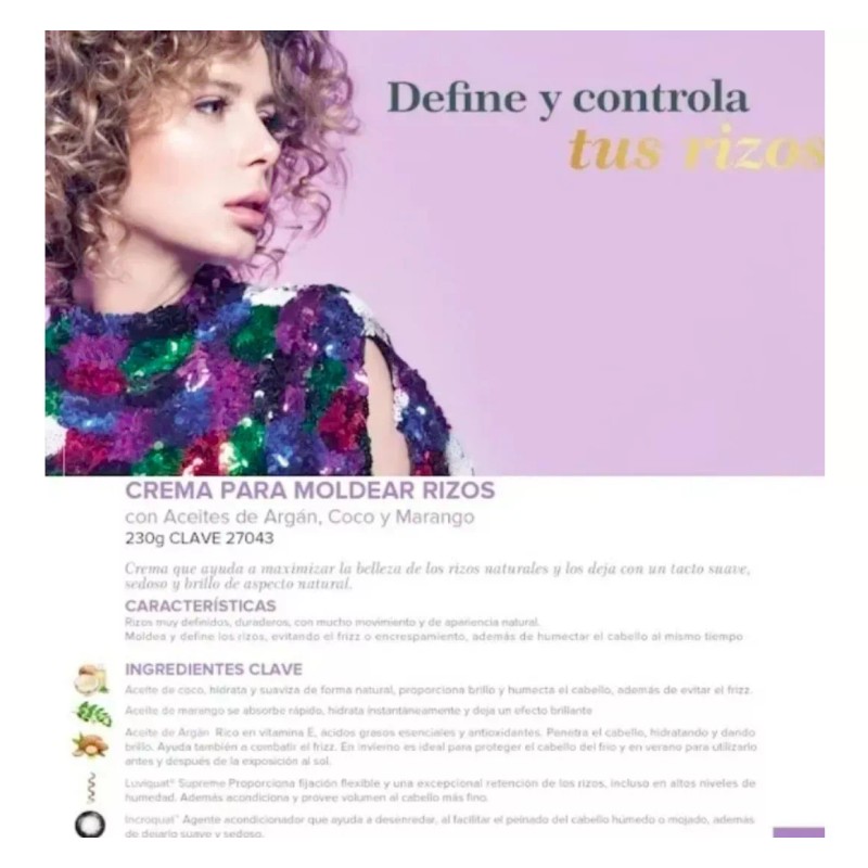 Terramar Crema Para Moldear Rizos, C/ Aceite De Argan, Coco,terramar