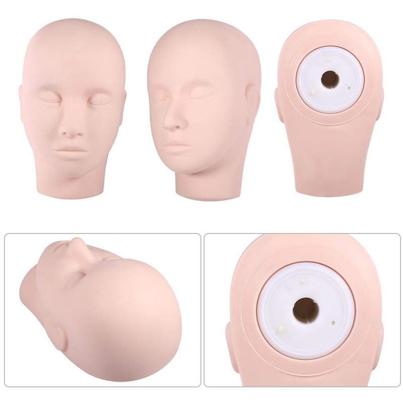 Make-up practice head 1 piece improved practice mannequin training head