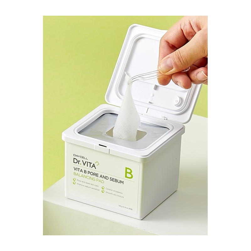 Vita B Pore & Sebum Balancing Pad 180g / 비타B
