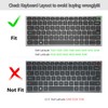 Keyboard Cover Skin for 14" Dell Latitude 7000 7410 7420
