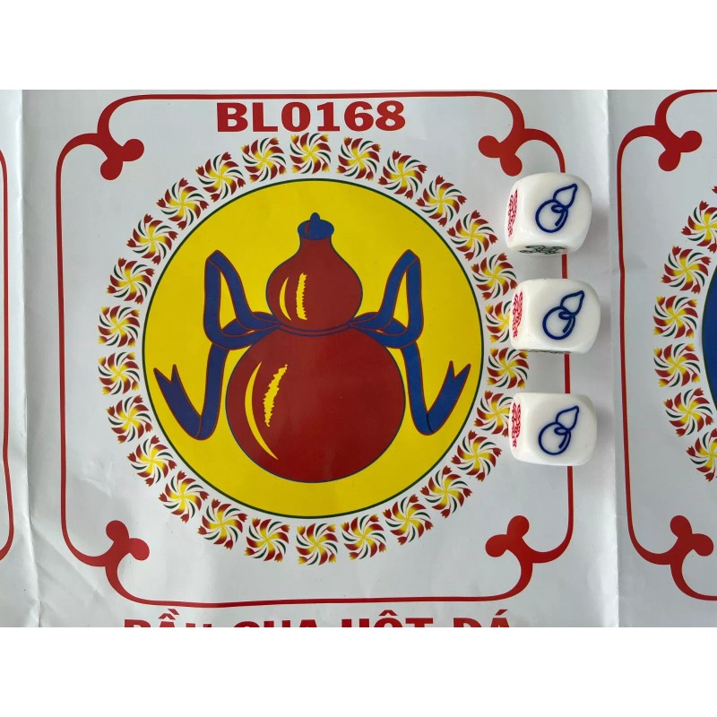 LHT Gourd Fish Shrimp Crab Dice Crown Anchor Game Chuck