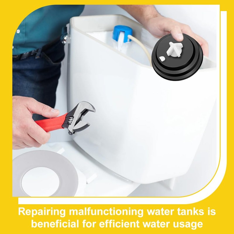 BCHKO 1 Piece Tank Inlet Diaphragm, 1-Piece Toilet Flush Seal,