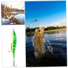 Sosoport 6 Pcs Fish Shape Bait Durable Simulation Lure for
