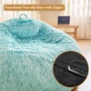 XeGe Kids Fluffy Faux Fur Bean Bag Chair Cover (No