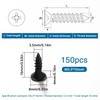 VooGenzek 150 PCS M3.5 * 16 mm Coarse Thread Point