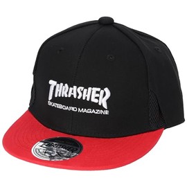 Slasher 24TH-C01K / MAG LOGO CAP Flat Cap with Sunglasses Holder for Kids, BLK/RED