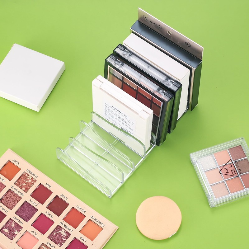 Cosmetic Organiser, Make-Up Pallet Holder, Storage Box with 8 Slots
