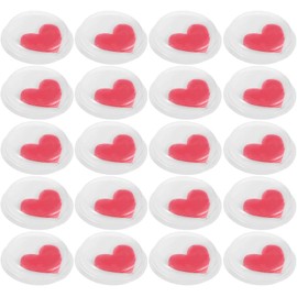 Kichvoe 480 Piezas de Ojos Móviles Autoadhesivos en Forma de Corazón de 15mm para Manualidades Infantiles Plástico Resistente y Fácil Uso en Muñecos y Crochet