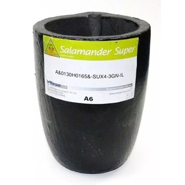 Salamander A6 Crucible Super Clay Graphite Morgan Melting for Brass Gold Silver