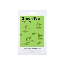 Missha Airy Close-fitting Sheet Mask 1 Sheet (Green Tea) / 미샤 에어리 밀착 시트마스크 1매 (그린티)