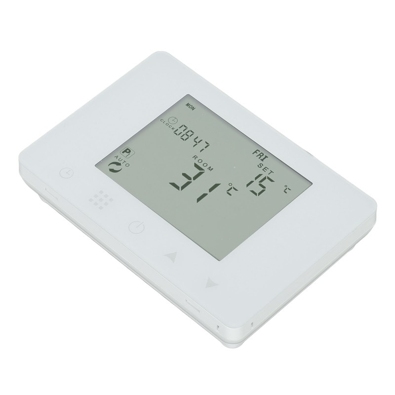 Wireless RF Temperature Controller Programmable LCD Backlit Display Smart Electric