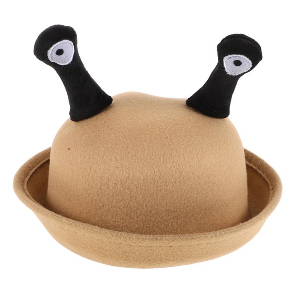 VALICLUD Creative Small Round Hat with Snail Eyes Funny Everyday