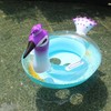 Large Dog-Themed Inflatable Swim Ring for Babies & Kids with Seated Armpit Support lf371 Sequin Peacock Boat 15ea