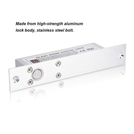 Electric Deadbolt Drop Bolt Lock, Low Temperature Bolt Lock with NC Mode for Door Access Control Suitable for Wooden Door, Glass Door, Metal Door etc