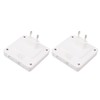 2 Pcs Plug in Night Light Mini Motion Sensor Night
