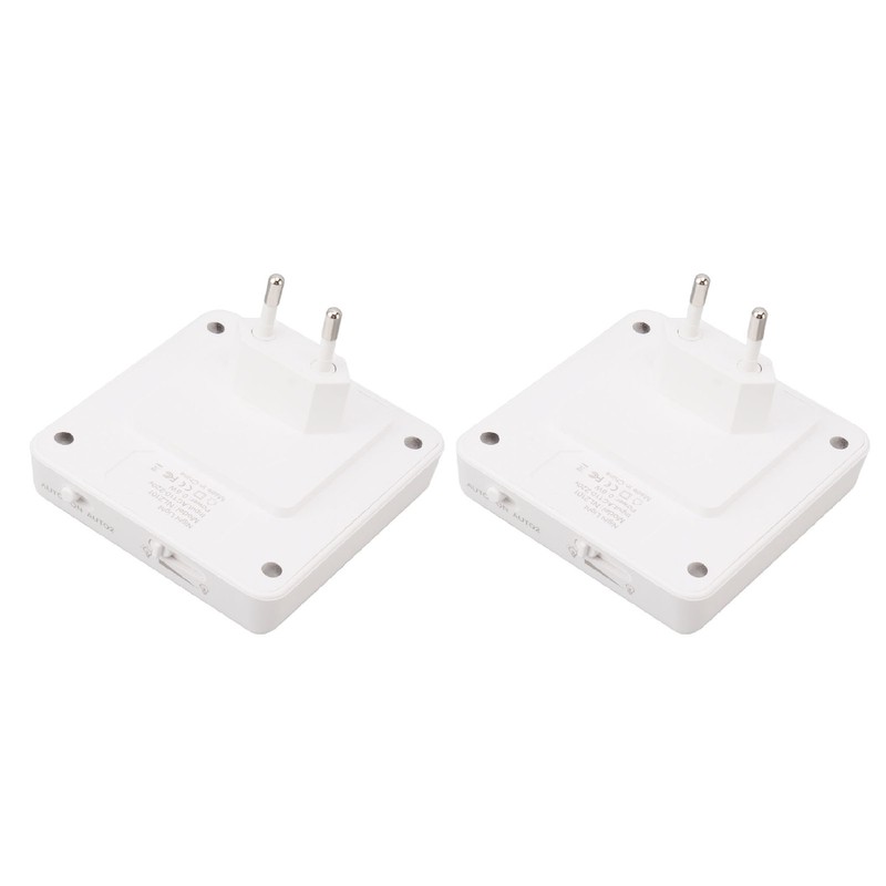 2 Pcs Plug in Night Light Mini Motion Sensor Night