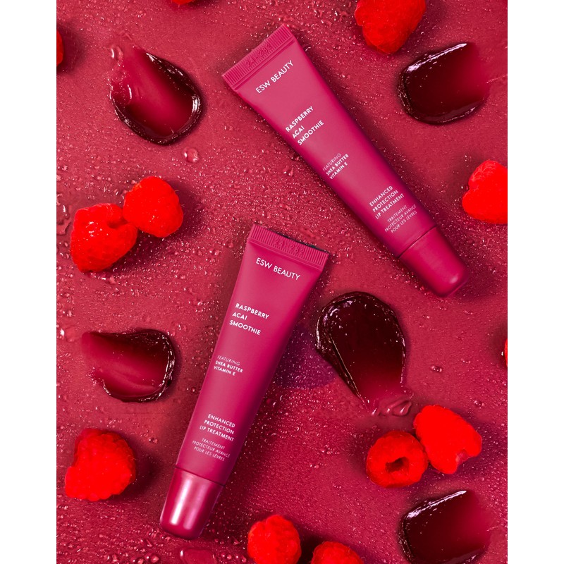 ESW Beauty Raspberry Acai Smoothie Lip Treatment - Rich Berry