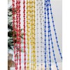 Vpang Round Crystal Pearls Beads String Garland for Christmas, Valentine,