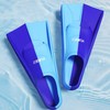 Training Short-Blade Swim Fins L Blue+Mint L