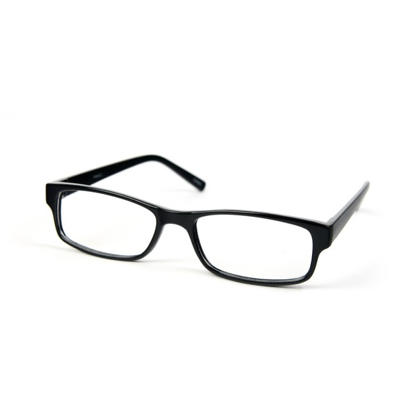 Fashion Clear Slim Lens Thin Rim Eye Glasses 868CL (Black)