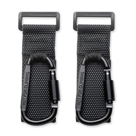 Vittqsuier Baby Stroller Hook,2 Pack Black Stroller Hooks,Stroller Hooks for Hanging Bags and Shopping,Stroller Straps,Baby Stroller Hooks for Diaper Bags Grocery Shopping Bags,Universal Velcro Hook