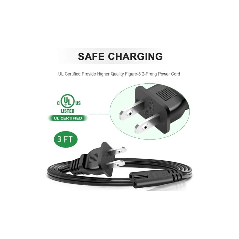 Goffeu AC Power Adapter Cord Cable Compatible with Canon PIXMA
