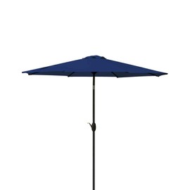 BLUU MAPLE Olefin Market Umbrella Patio Table Umbrella