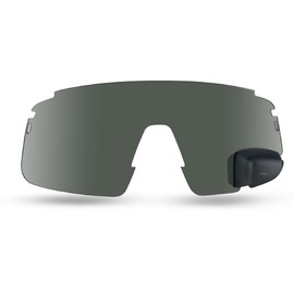 TriEye View Sport Replacement Lens Smoke Grey Tinted with Mirror Right Only Lens without Frame and Nose Pad Lightweight Scratch-Resistant and Shockproof Polycarbonate - Smoke