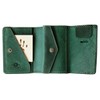 Days Art Trifold Mini Wallet, Men's, Genuine Leather, Italian Leather,