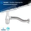 tecuro Flexible Outlet Pipe Diameter 32 mm for Siphon Odour