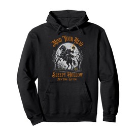 Vintage Mind Your Head Sleepy Hollow Headless Horseman Pullover Hoodie