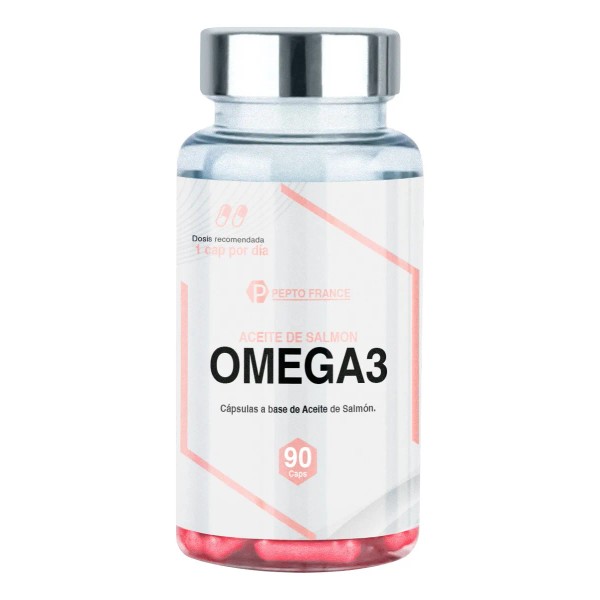 Omega 3 De Salmón 90 Cápsulas Aceite De Salmon Peptofrance
