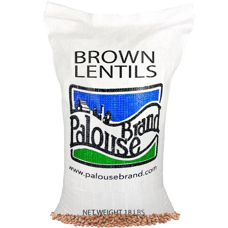 Palouse Brand Certified Glyphosate Residue Free Small Brown Dry Lentils