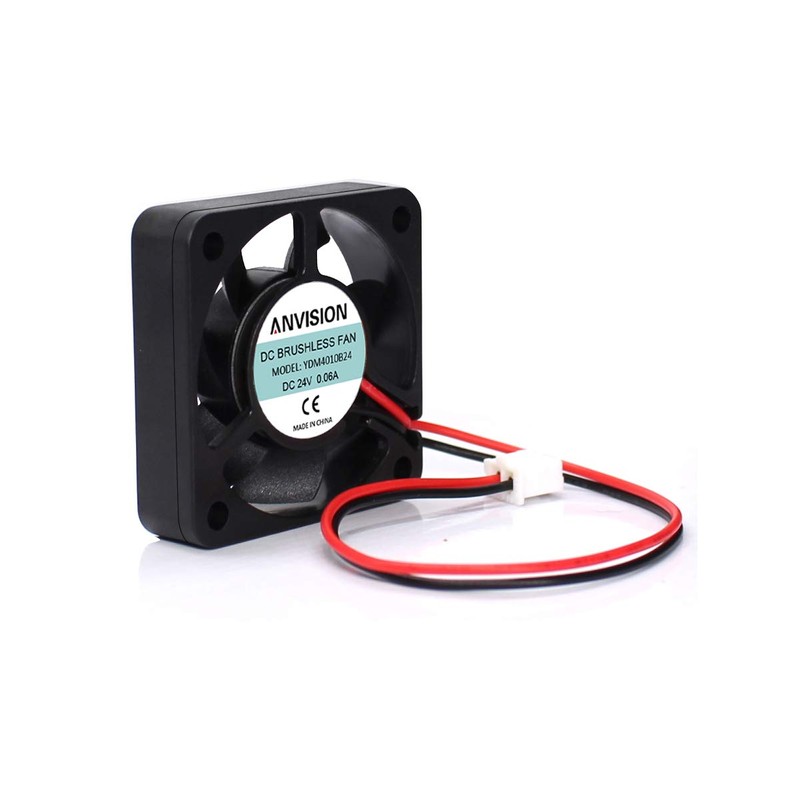 Anvision YDM4010B24 24V 40mm Dual Bearing Cooling Fan