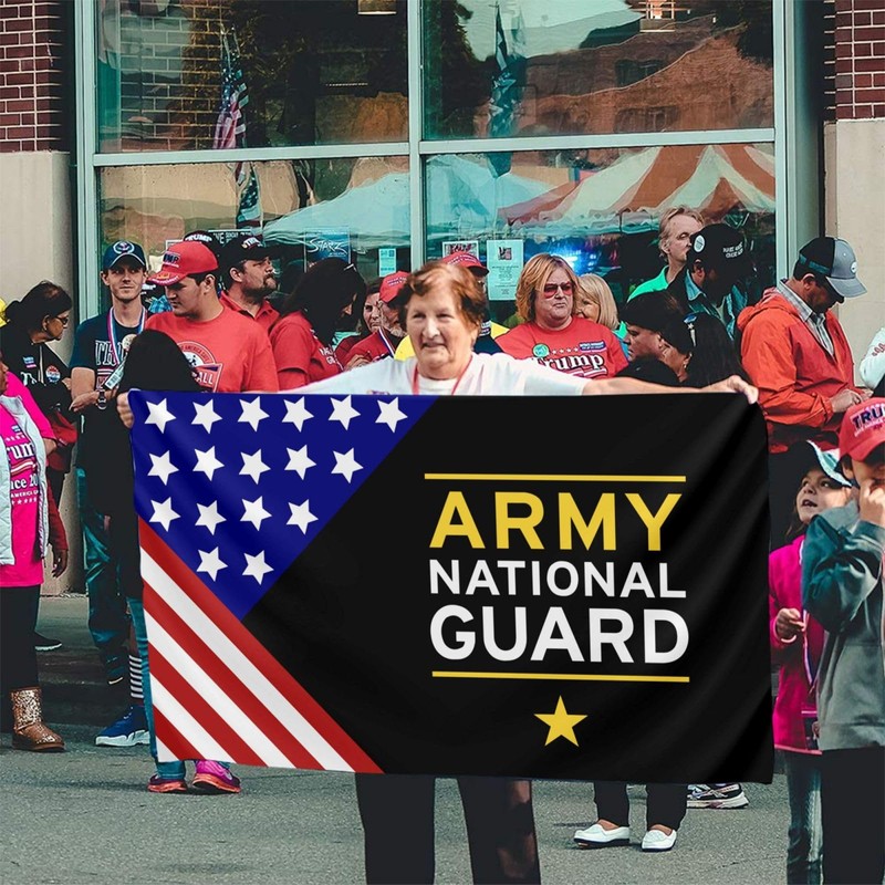 United States Army National Guard Black Flags 3x5 Ft Outdoor