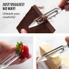 Rada Cutlery Vegetable Peeler Stainless Steel Blade with Aluminum Made