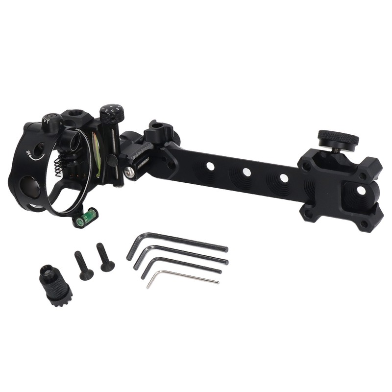 Bow Target Sight 5 Pins with Retina Function Aluminium Alloy