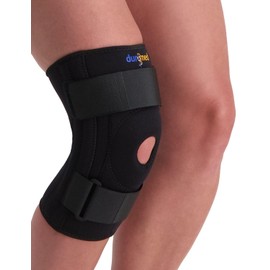 Dunimed Knee Support with Spring Steel Struts - Knee Support - Sports Knee Support for Running, Jogging or Fitness - Can be Worn Right and Left