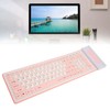 Silicone Keyboard 107 Keys Waterproof Dustproof Folding Two Colors 2.4G