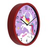 CreaDesign, WU-02-1034-05 Unicorn Purple Wall Clock for Children's Room, Customisable