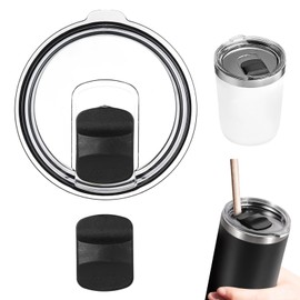 KIPTVO 20oz Magnetic Tumbler Lid, Eco-friendly Reusable Non Slip, Magnetic Tumbler Replacement Lid Compatible, Spill Proof Slider Cover Replacement