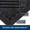 Smiry Front Door Mat Outside Entrance, Heavy Duty Outdoor Indoor