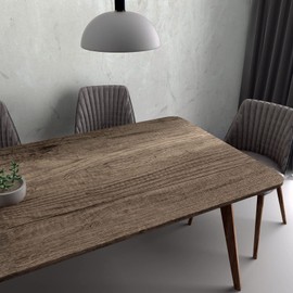 HOLOMEY 16x354 inch Natural Wood Grain Contact Paper Peel and Stick Wood Wallpaper Removable Self-Adhesive Furniture Decorative Sticker Rustic Wood Vinyl Wrap for Countertop Cabinet Desk