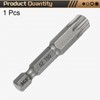 HARFINGTON T50 Torx Head Screwdriver Bit 1/4" Hex Shank 2"
