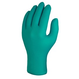 Skytec Teal Disposable Nitrile Gloves - Powder Free High Grip Non Latex Examination Gloves (Box of 100) Medium