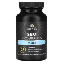 Ancient Nutrition SBO Probiotics Men's Dietary Supplement 60 Capsules
