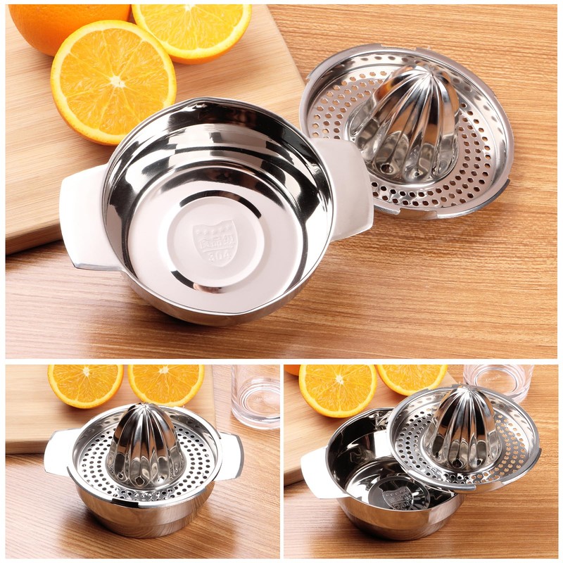 Stainless Steel Fruit Lemon Juicer,Manual Juicers Fruit Hand Squeezer For