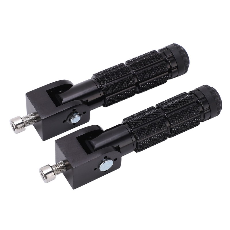 1 Pair Universal Motorcycle Footrests Rear Set Footpegs with 8mm