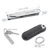 XGIZMOO Ultra Thin Portable Fingernail Clipper Mini Travel Folding Toe