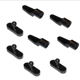 Abode 0559DP Ball Door Latches Catch for Perko Hardware Alumacraft Lund and Crestliner Marine Door - 4 PK